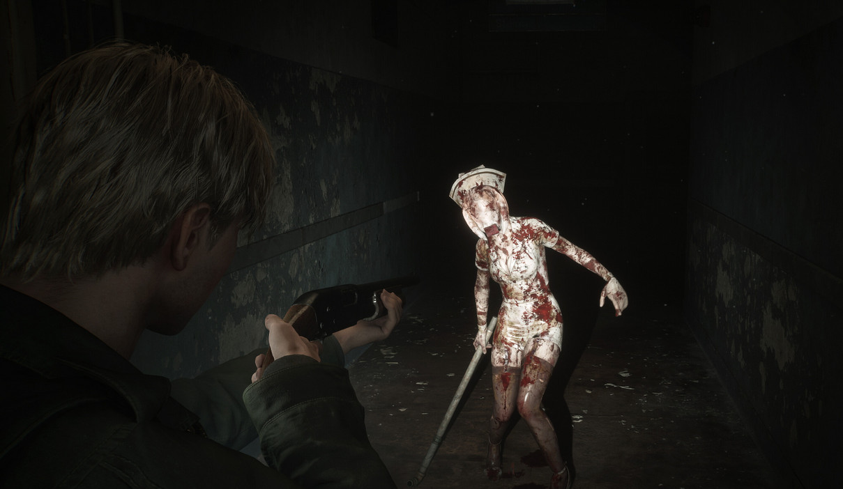 Обложка: скриншот ремейка Silent Hill 2