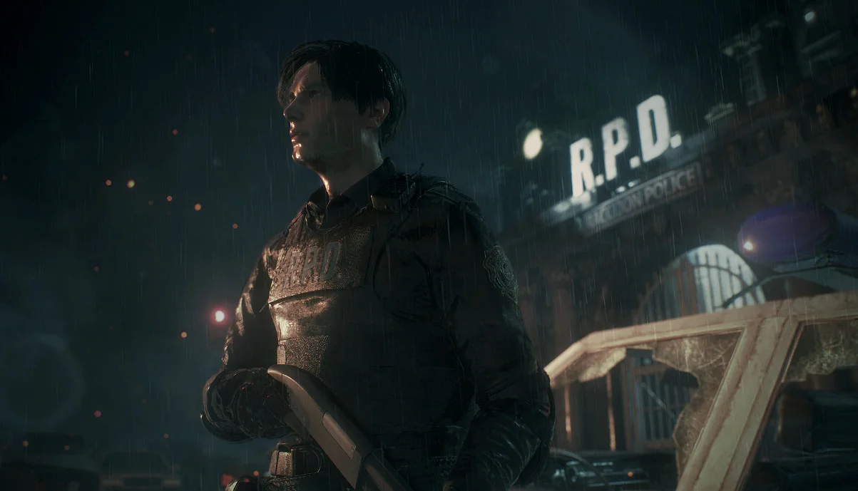 Обложка: скриншот ремейка Resident Evil 2