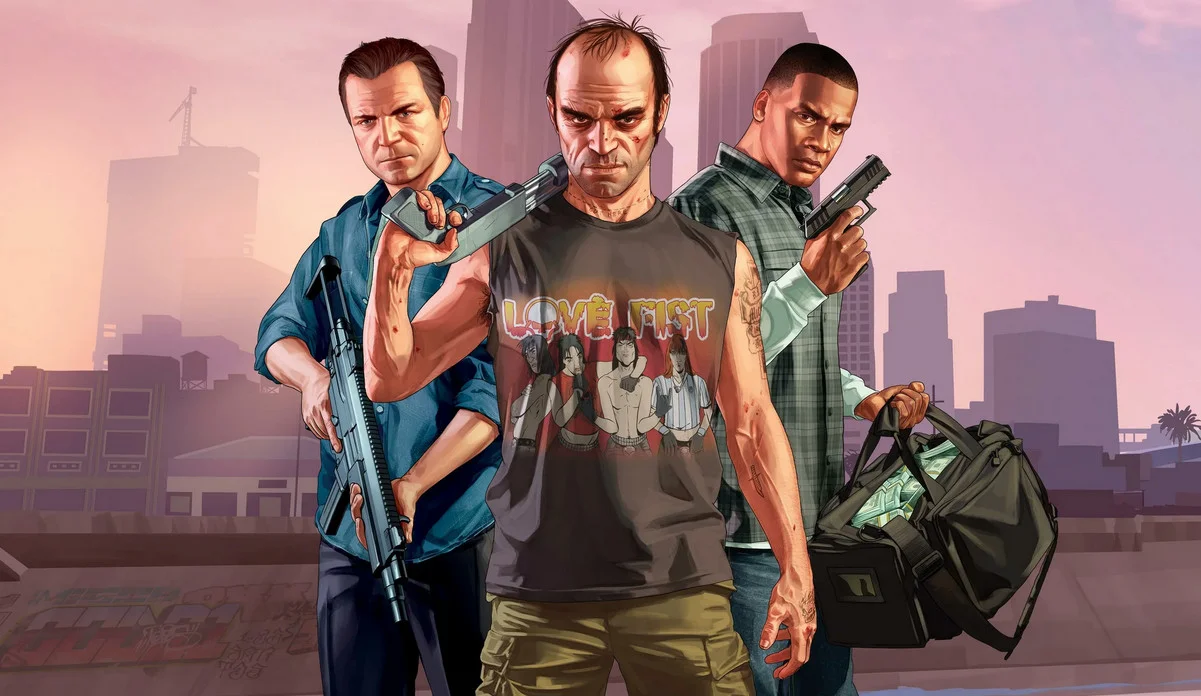 Обложка: постер GTA 5