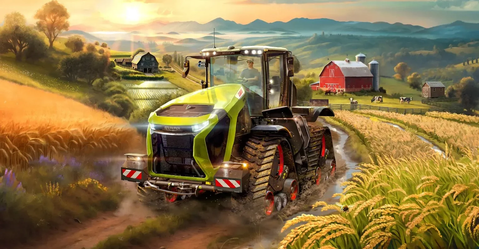 Обложка: арт игры Farming Simulator 25