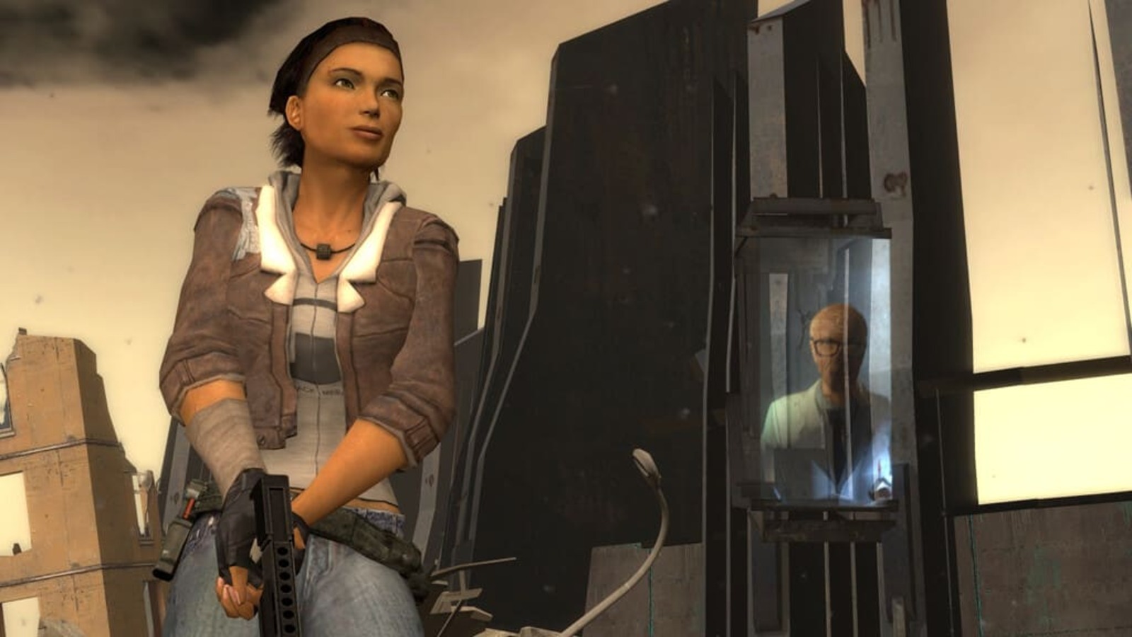 Обложка: скриншот Half-Life 2