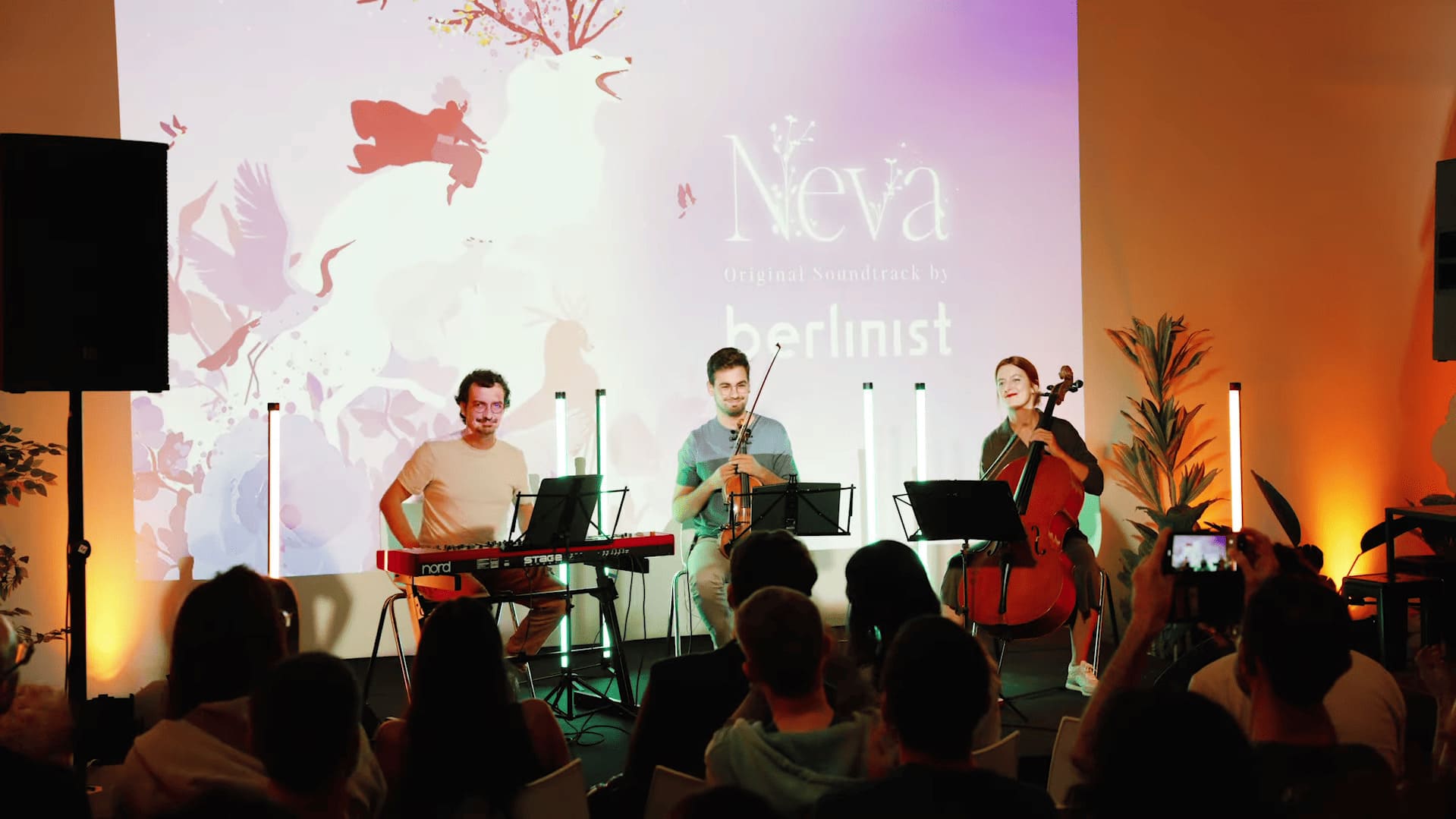 Обложка: кадр из видео Neva | Berlinist Live Concert