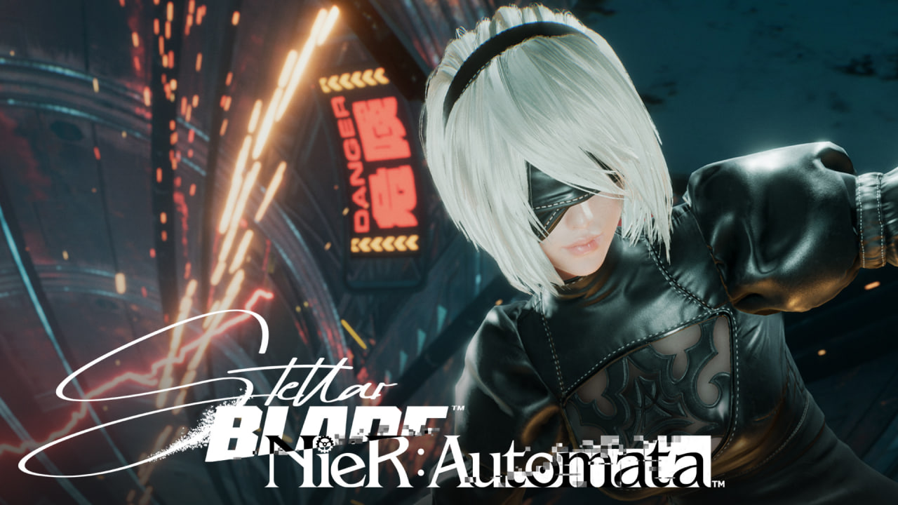 Обложка: скриншот кроссовера Stellar Blade и NieR: Automata