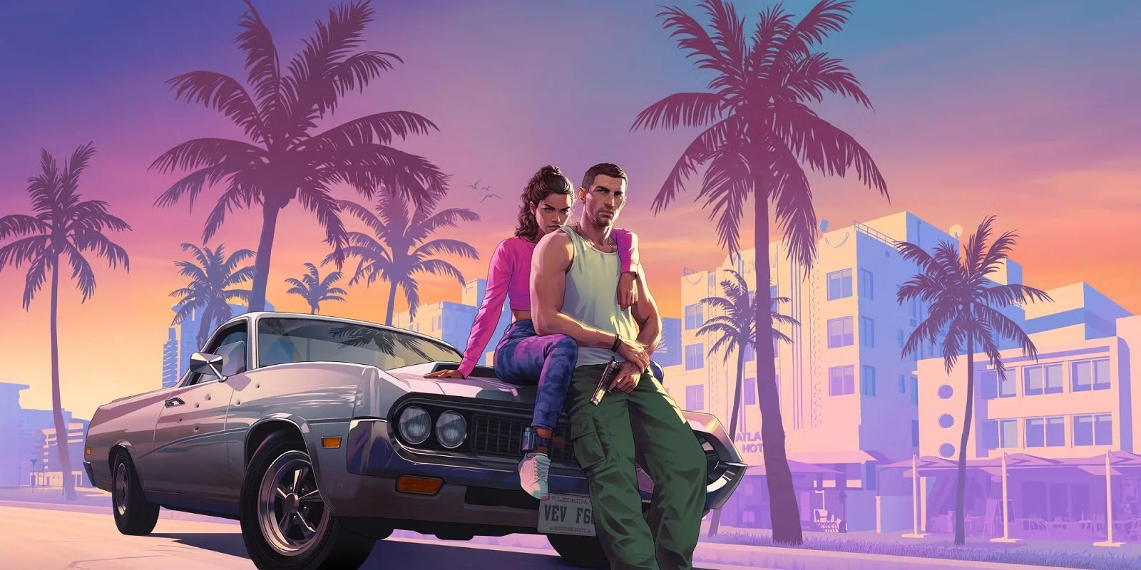 Обложка: арт игры Grand Theft Auto 6