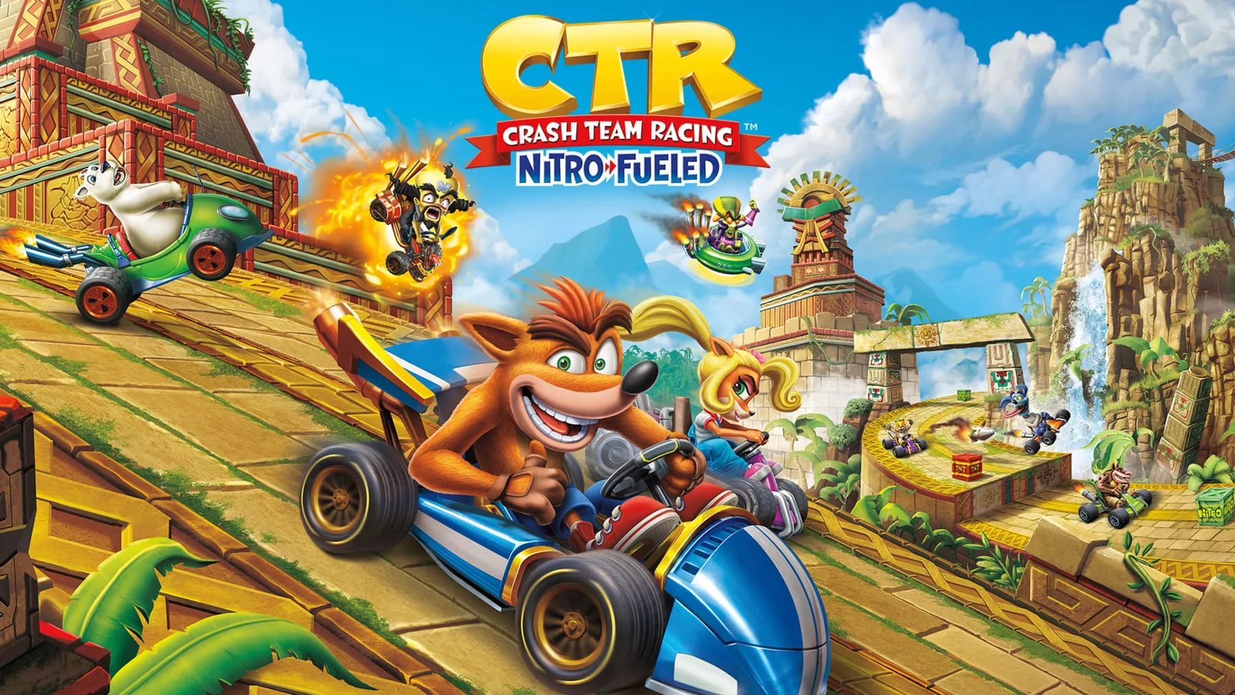 Обложка: постер Crash Team Racing: Nitro-Fueled