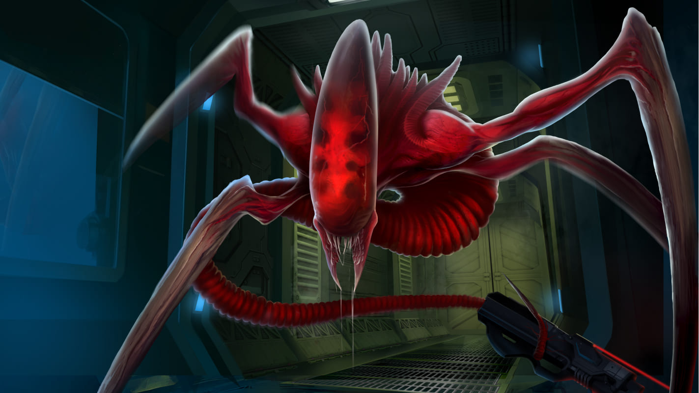 В Steam вышла Ion Shift — инди-игра про маленького красного «Чужого» - изображение обложка