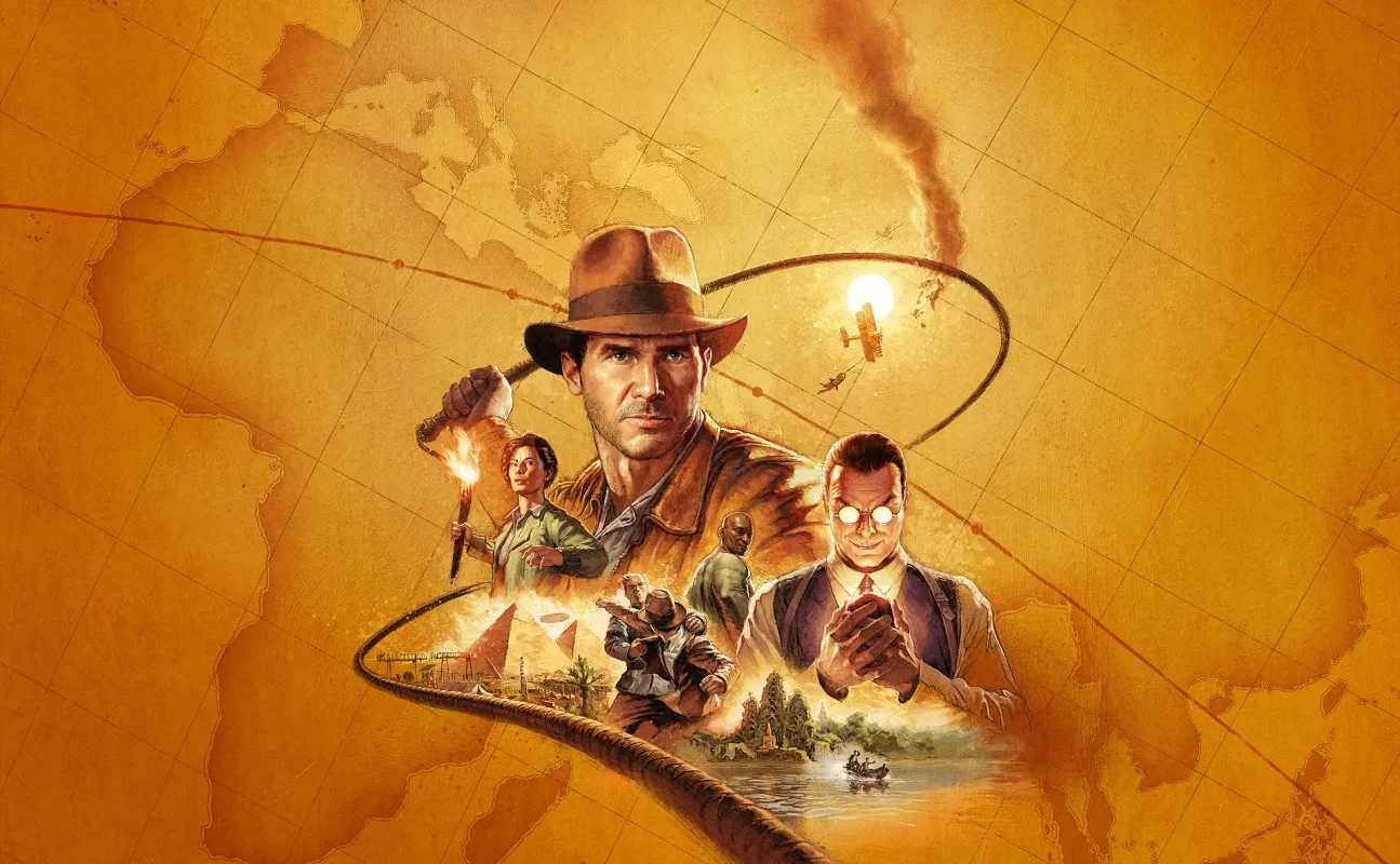 Обложка: арт игры Indiana Jones and the Great Circle