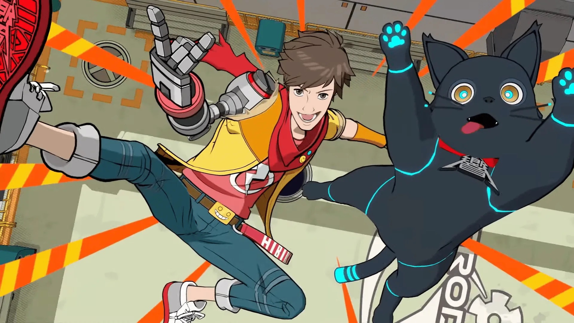 Обложка: скриншот Hi-Fi Rush