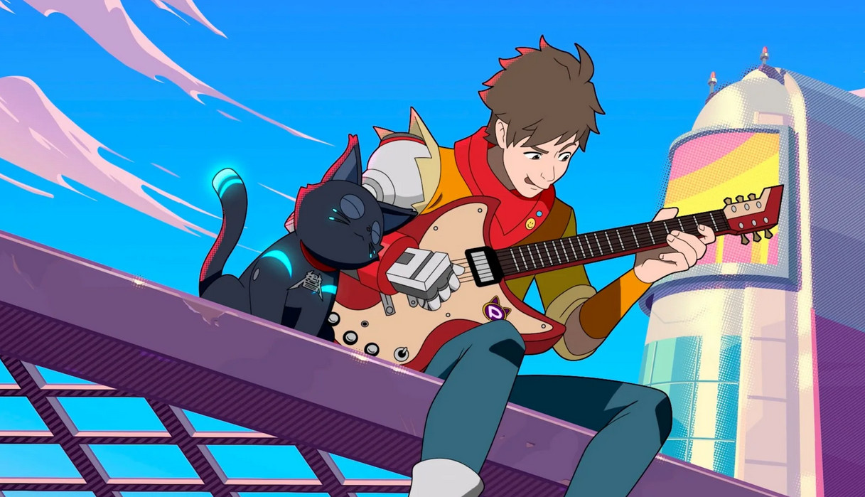 Обложка: скриншот Hi-Fi Rush