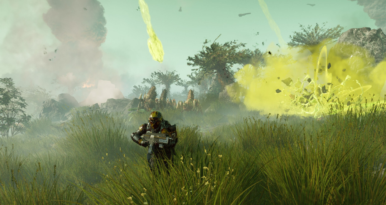 Обложка: скриншот Helldivers 2