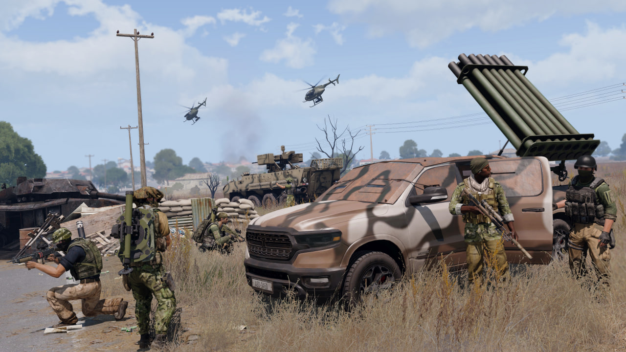 Новое DLC для Arma 3 позволит бороться с пожарами с помощью вертолёта
