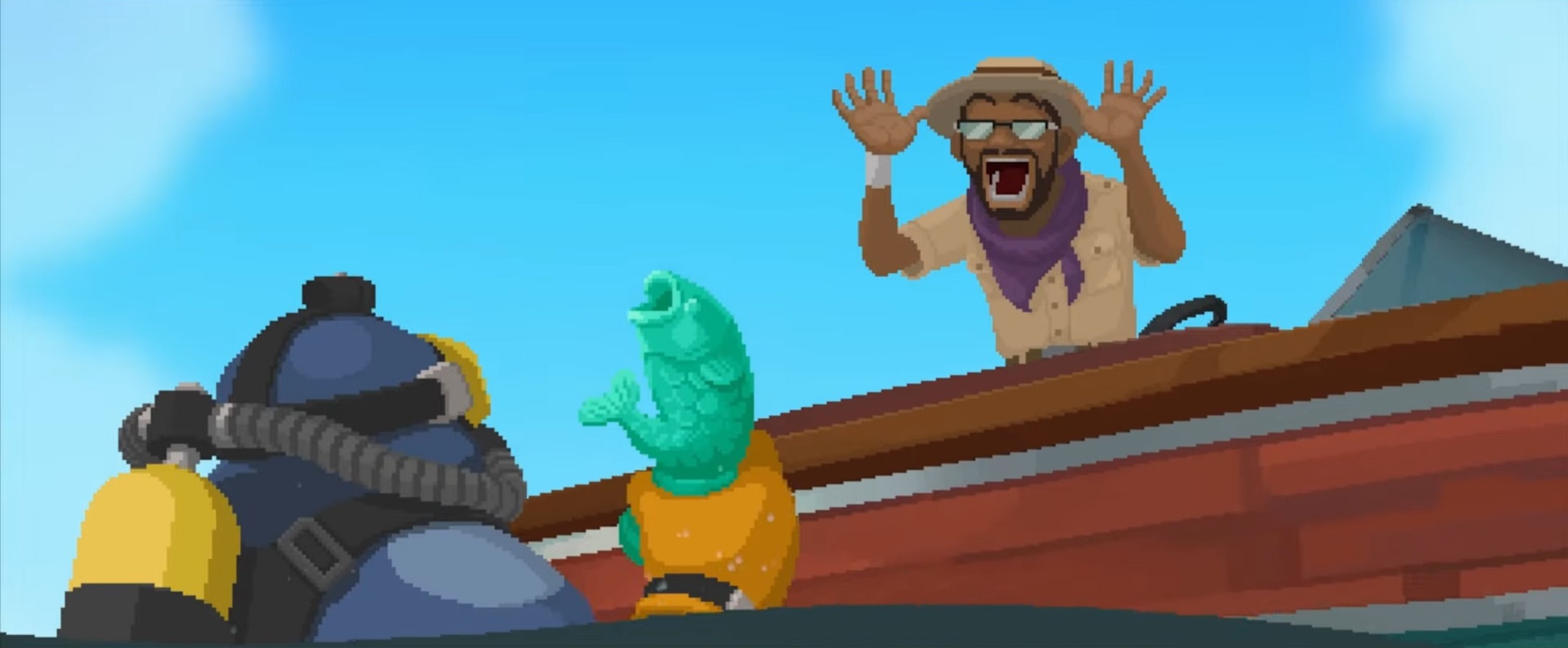 Обложка: скриншот игры Dave the Diver