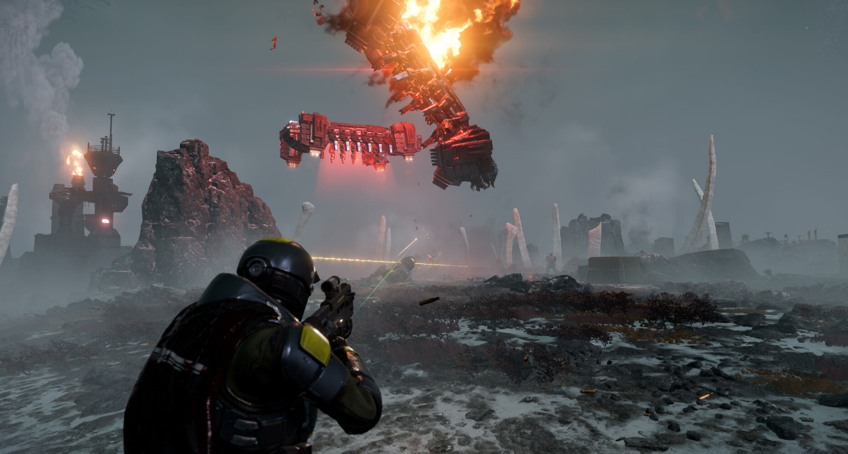 Обложка: скриншот Helldivers 2