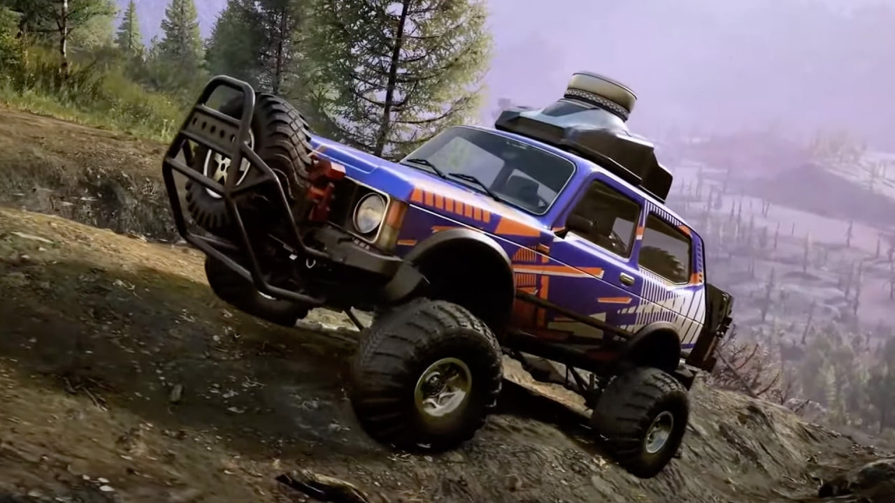 Обложка: скриншот Expeditions: A MudRunner Game