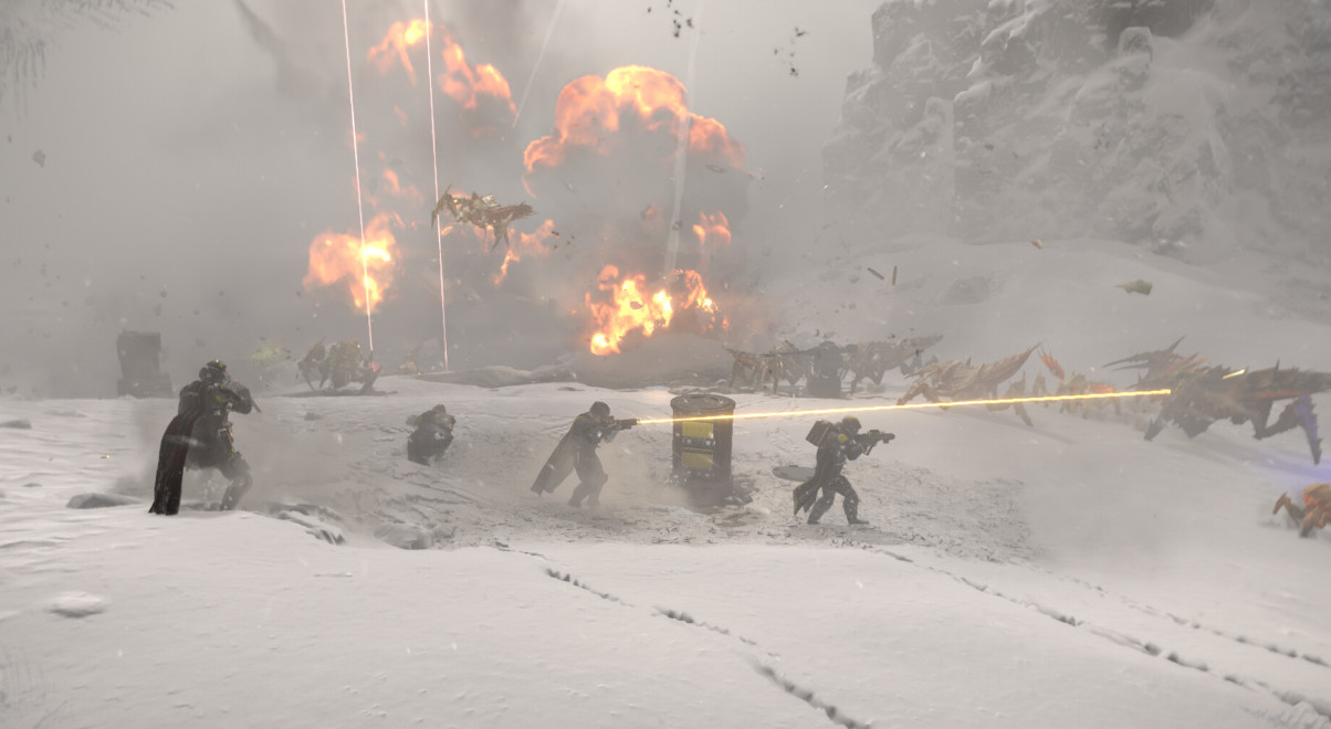 Обложка: скриншот Helldivers 2