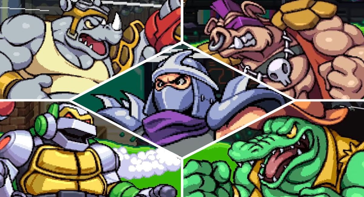 Коллаж TMNT: Shredderʼs Revenge