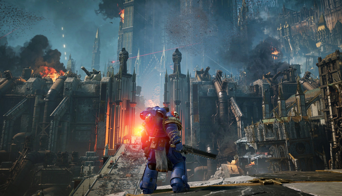 Обложка: скриншот Warhammer 40K: Space Marine 2