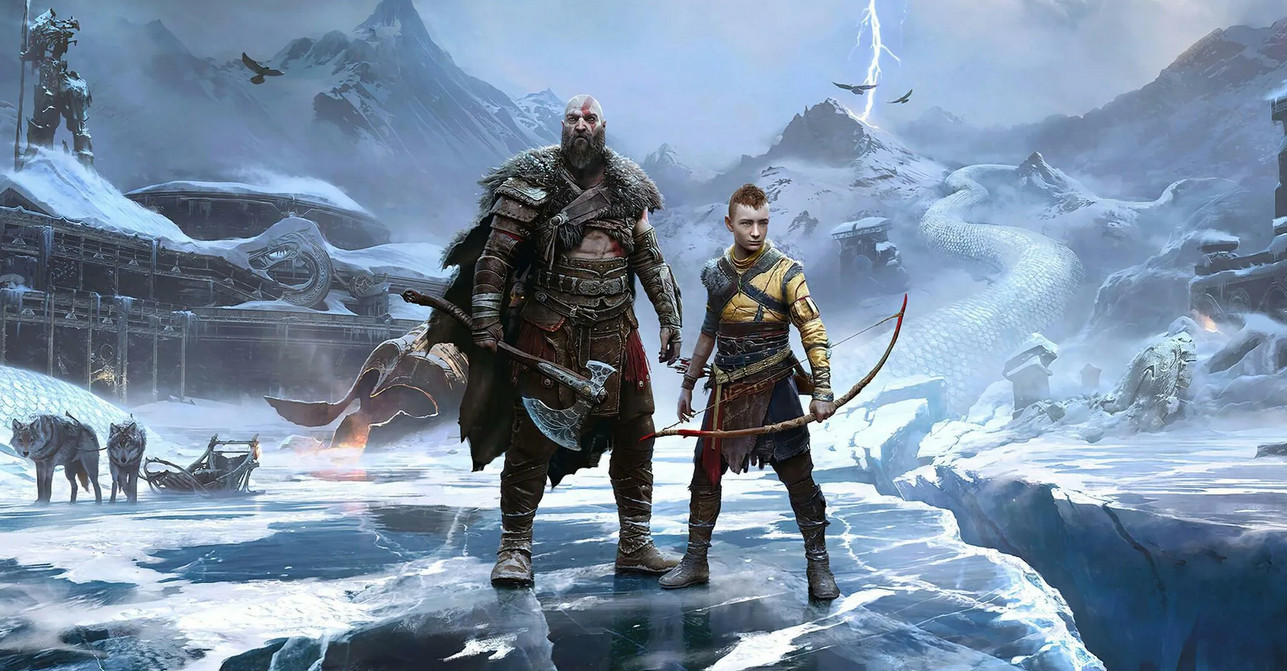 Обложка: постер God of War: Ragnarok