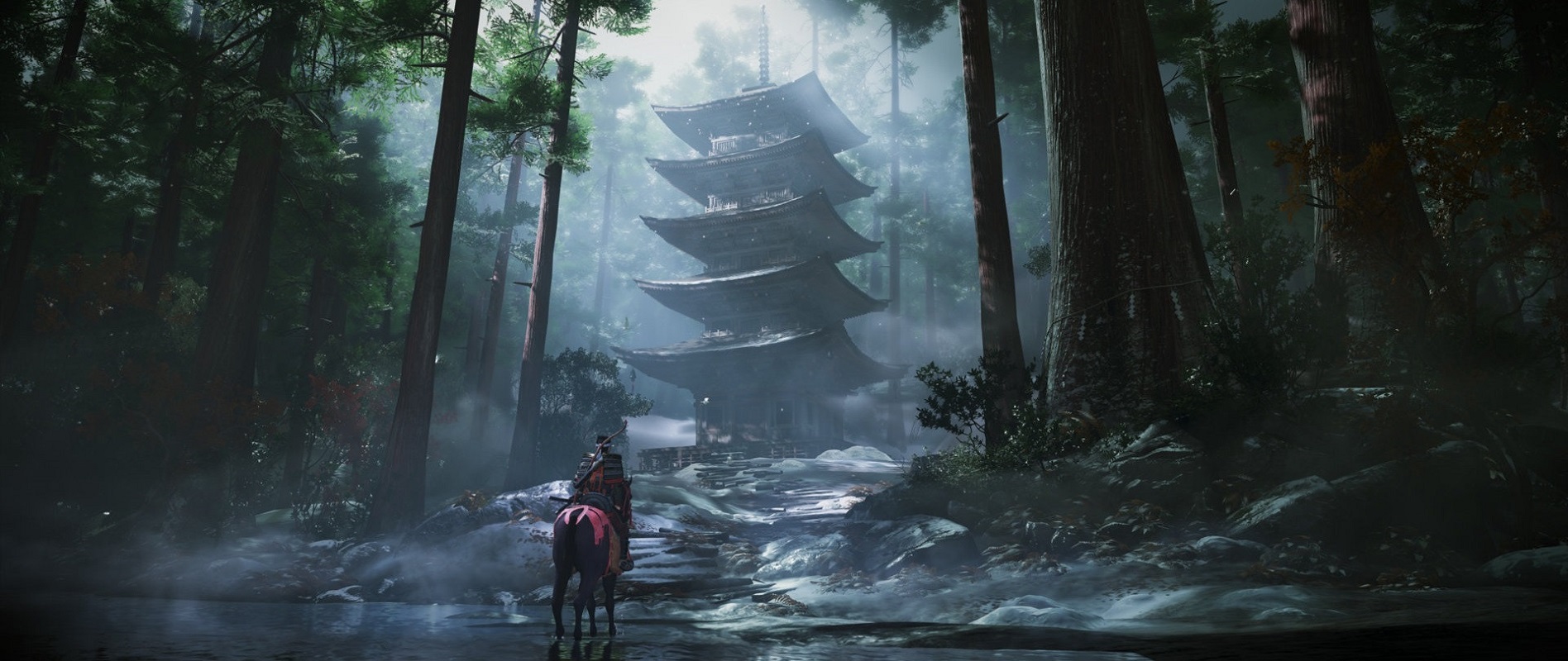 Обложка: скриншот игры Ghost of Tsushima