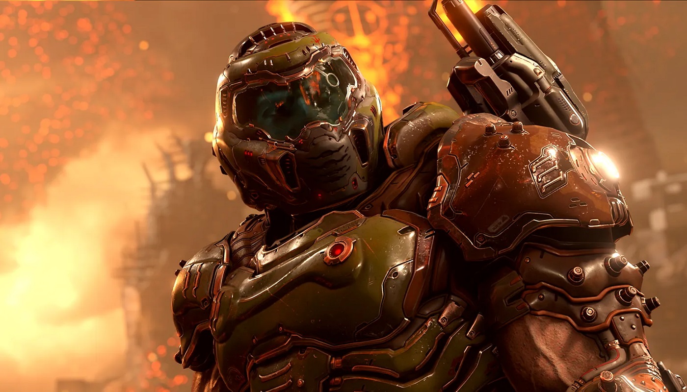 Обложка: скриншот игры Doom Eternal