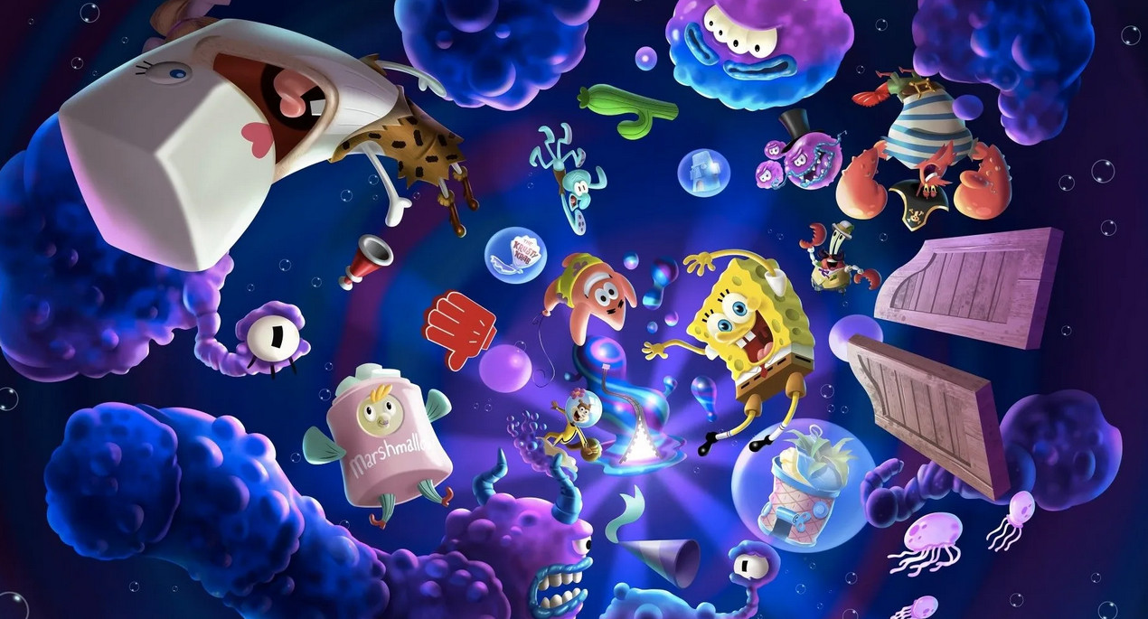 Обложка: постер SpongeBob Squarepants The Cosmic Shake