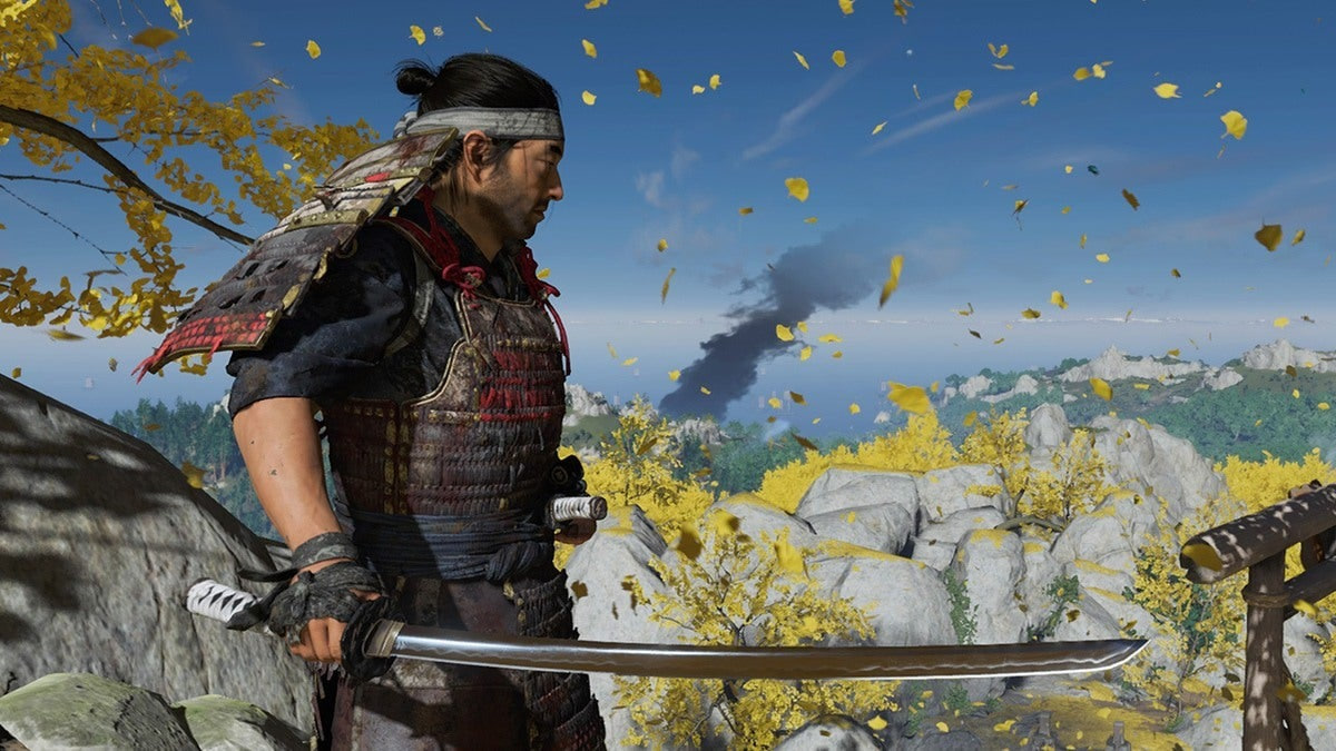 Обложка: скриншот Ghost of Tsushima
