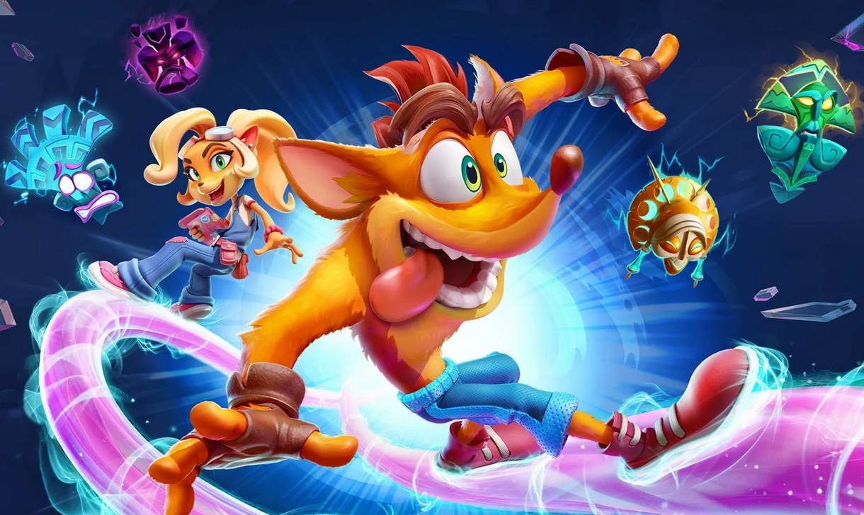 Обложка: постер Crash Bandicoot 4