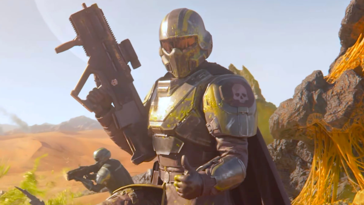 Обложка: скриншот Helldivers 2