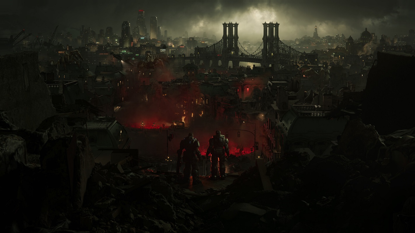 Обложка: скриншот игры Gears of War E-Day