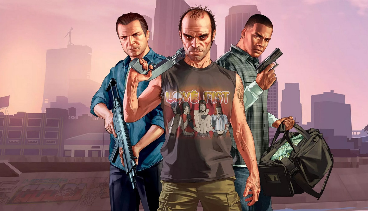 Обложка: постер GTA 5