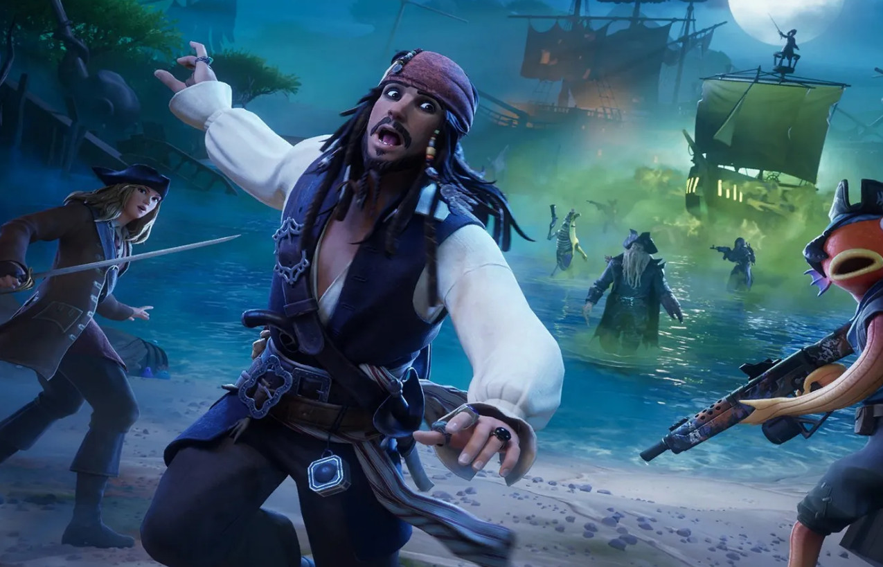 Контент по «Пиратам карибского моря» появится в Fortnite уже 19 июля
