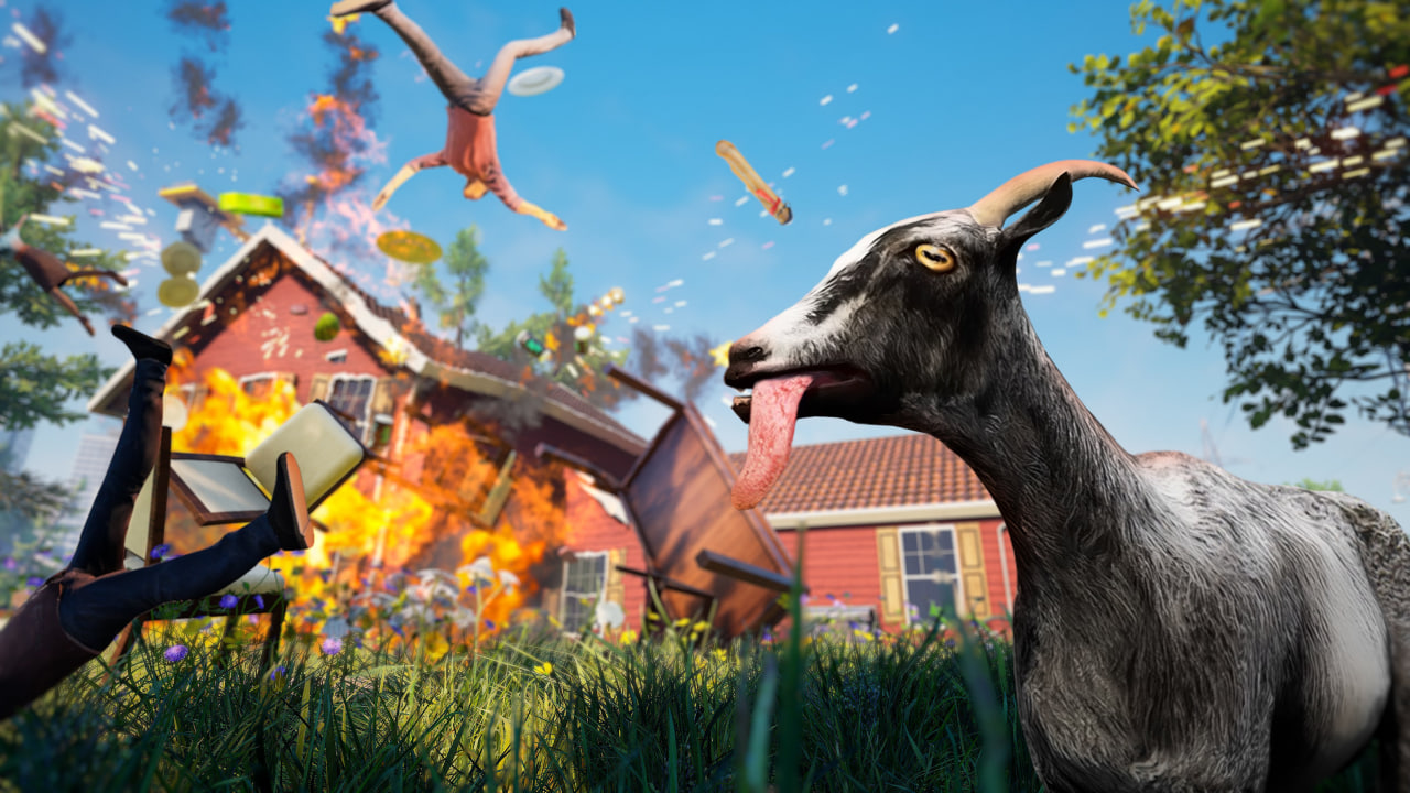 Обложка: скриншот Goat Simulator Remastered