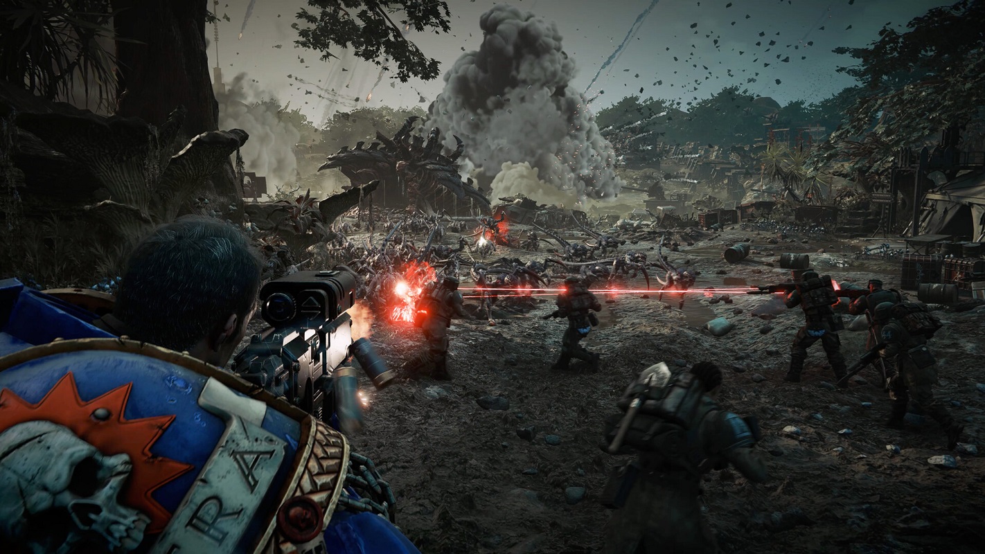 Обложка: скриншот игры Warhammer 40,000: Space Marine 2
