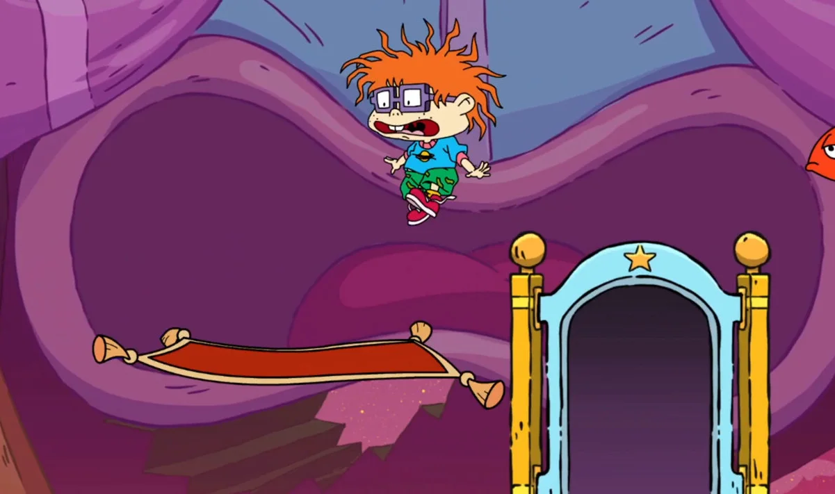 Обложка: скриншот Rugrats: Adventures in Gameland