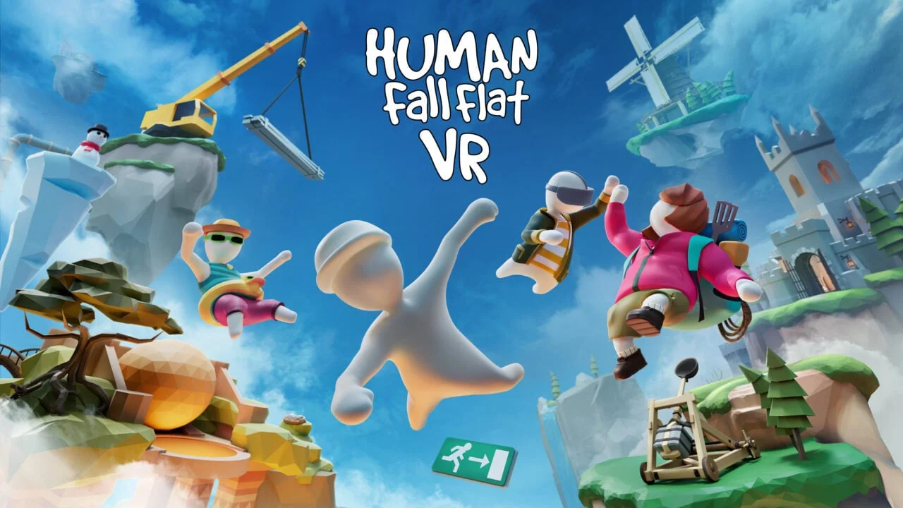 Обложка: постер Human Fall Flat VR