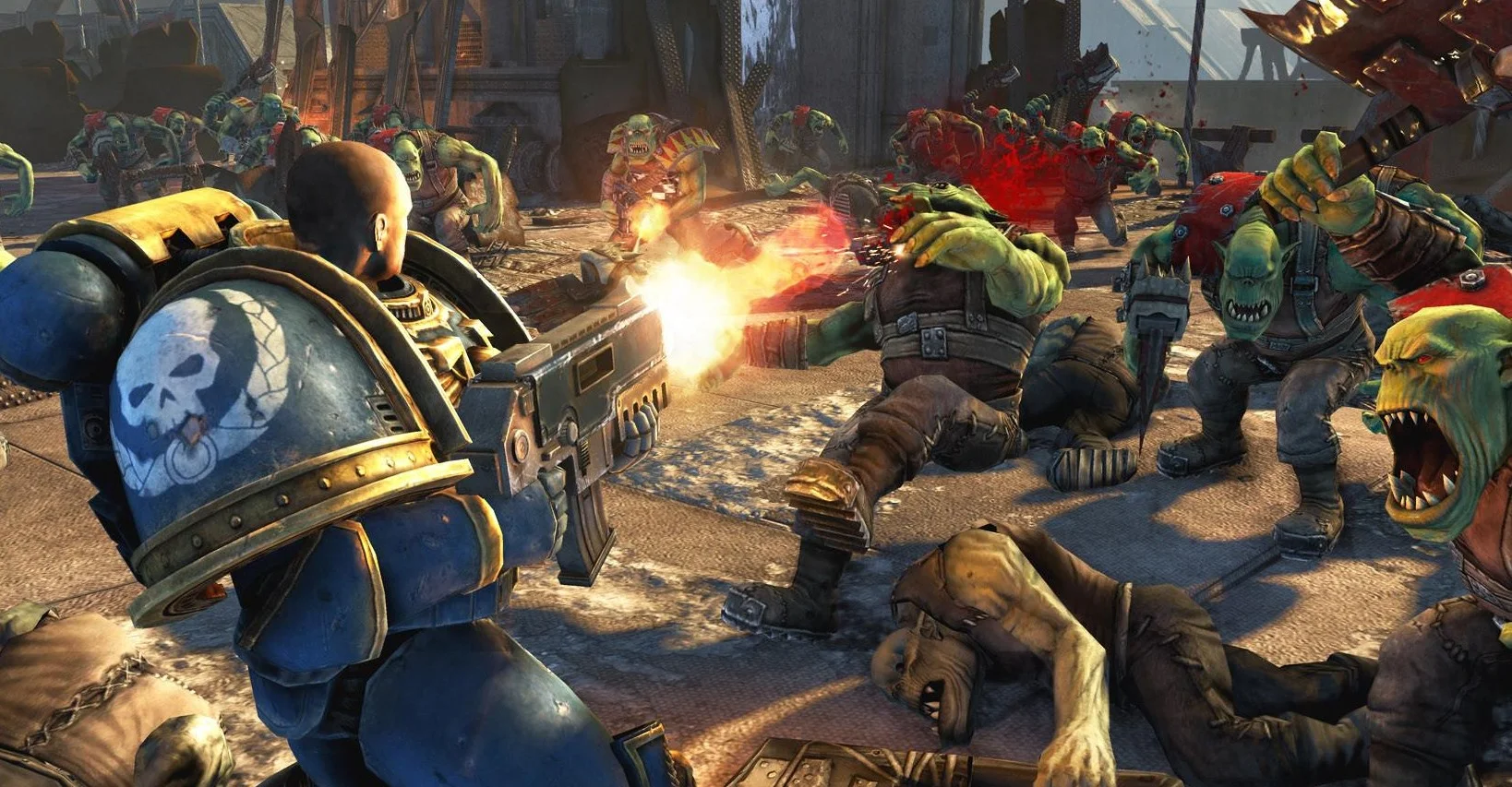 Обложка: Warhammer 40,000: Space Marine