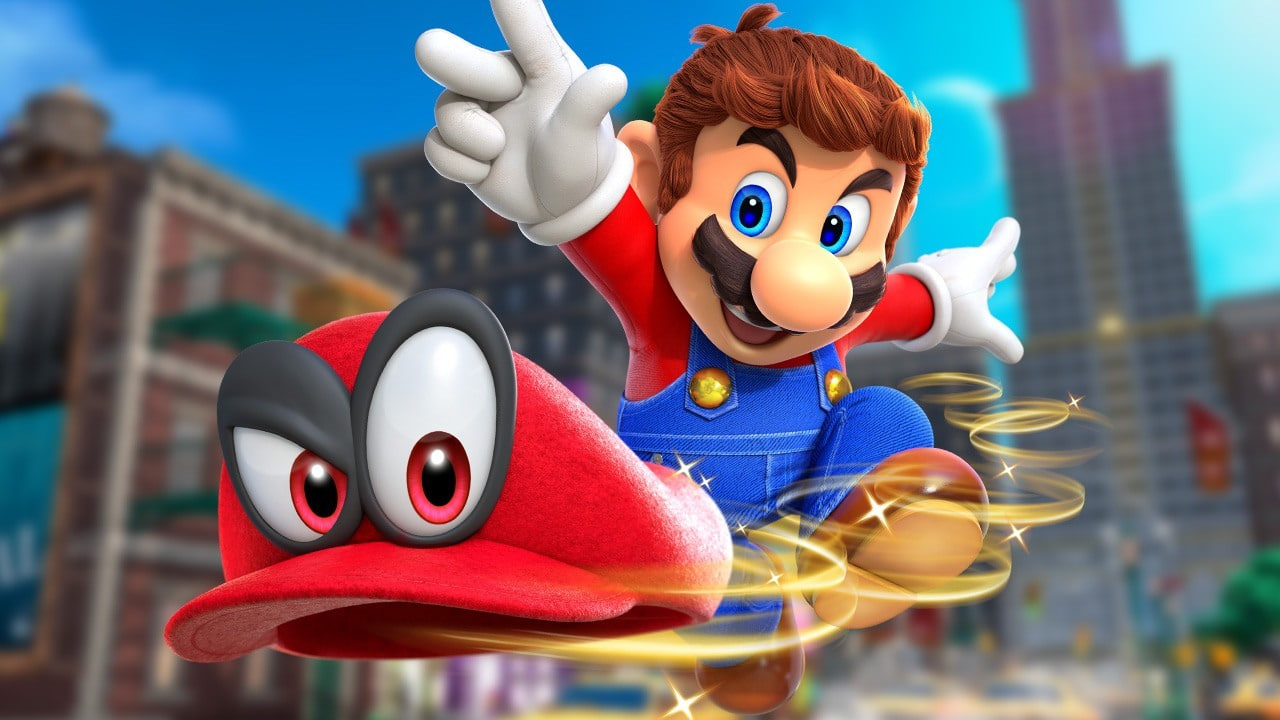Обложка: постер Super Mario Odyssey
