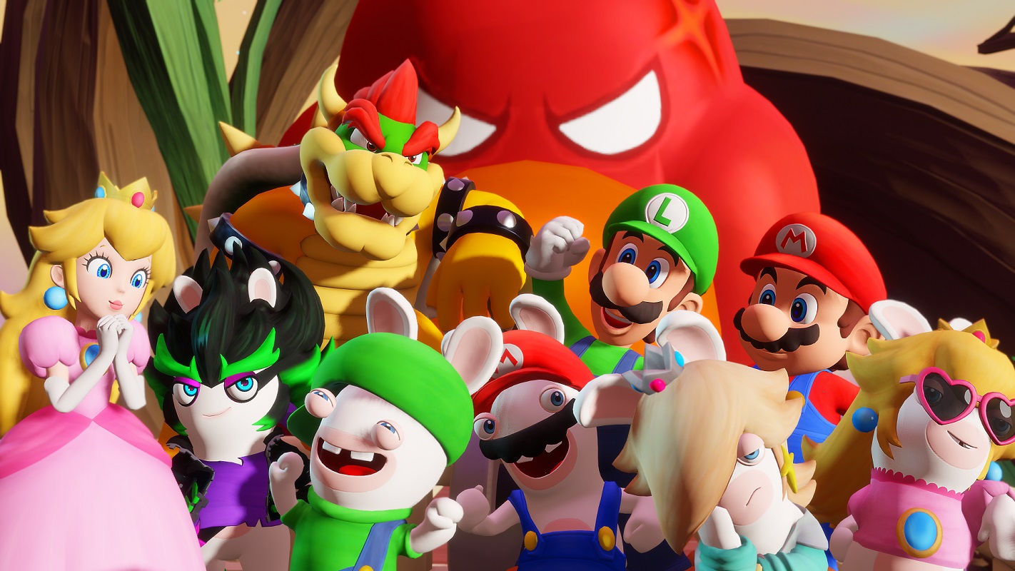 Обложка: скриншот игры Mario + Rabbids Sparks of Hope
