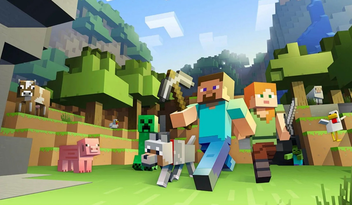 Обложка: постер Minecraft