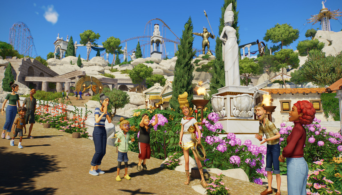 Обложка: скриншот Planet Coaster 2