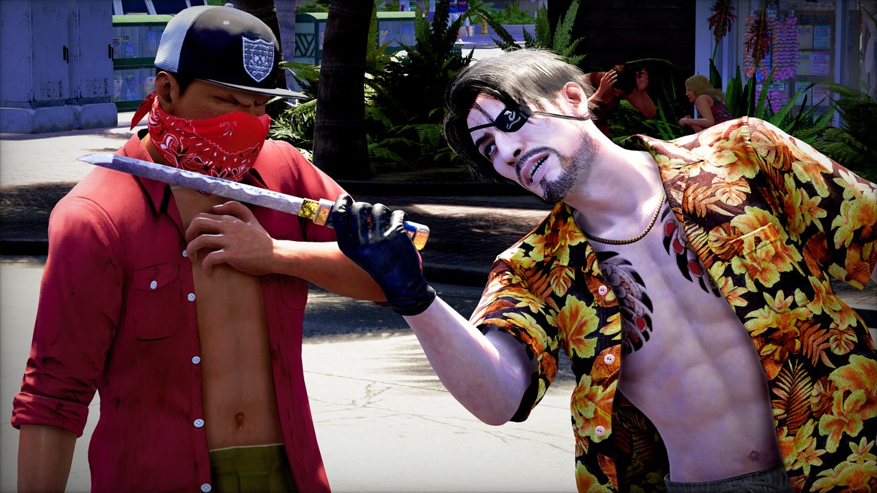 Обложка: скриншот игры Like a Dragon: Pirate Yakuza in Hawaii