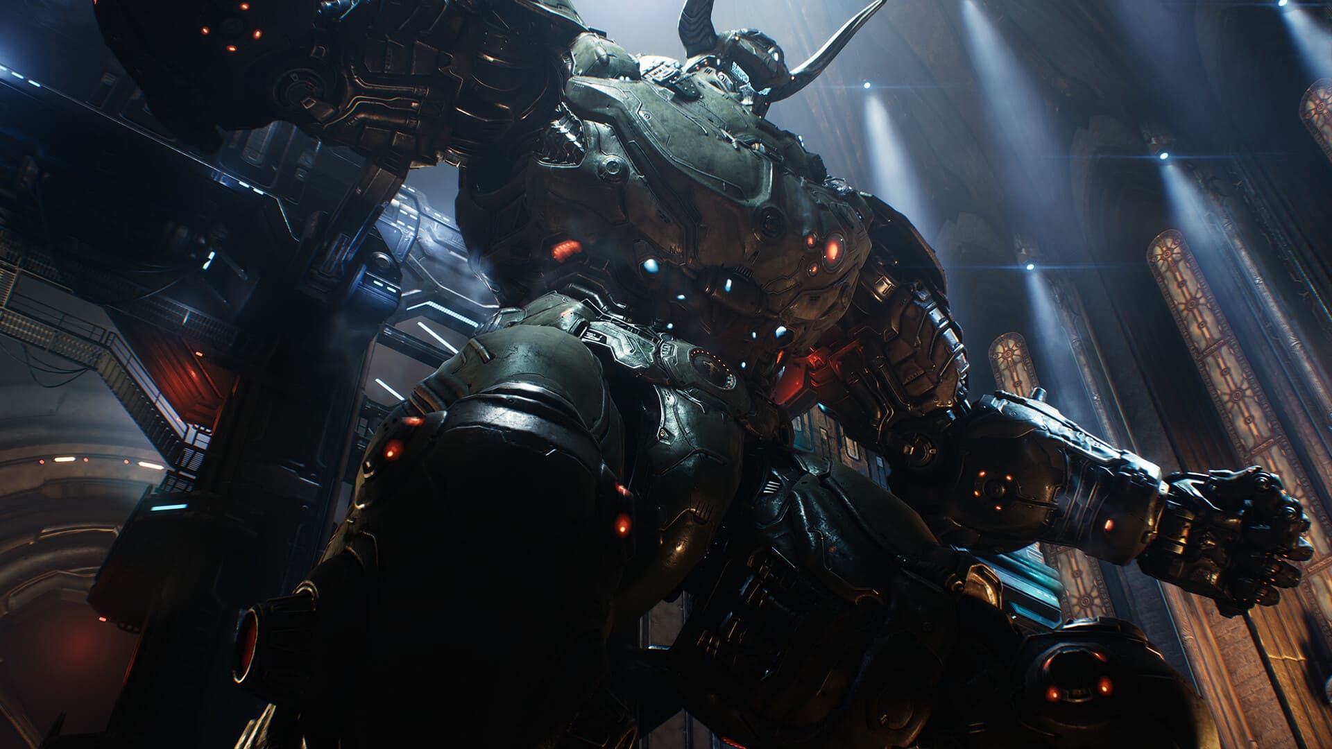 Обложка: скриншот DOOM: The Dark Ages