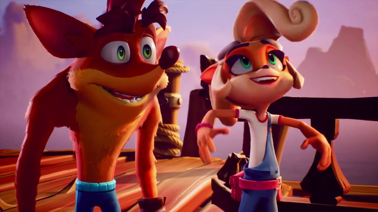 Обложка: скриншот игры Crash Bandicoot 4: Itʼs about Time