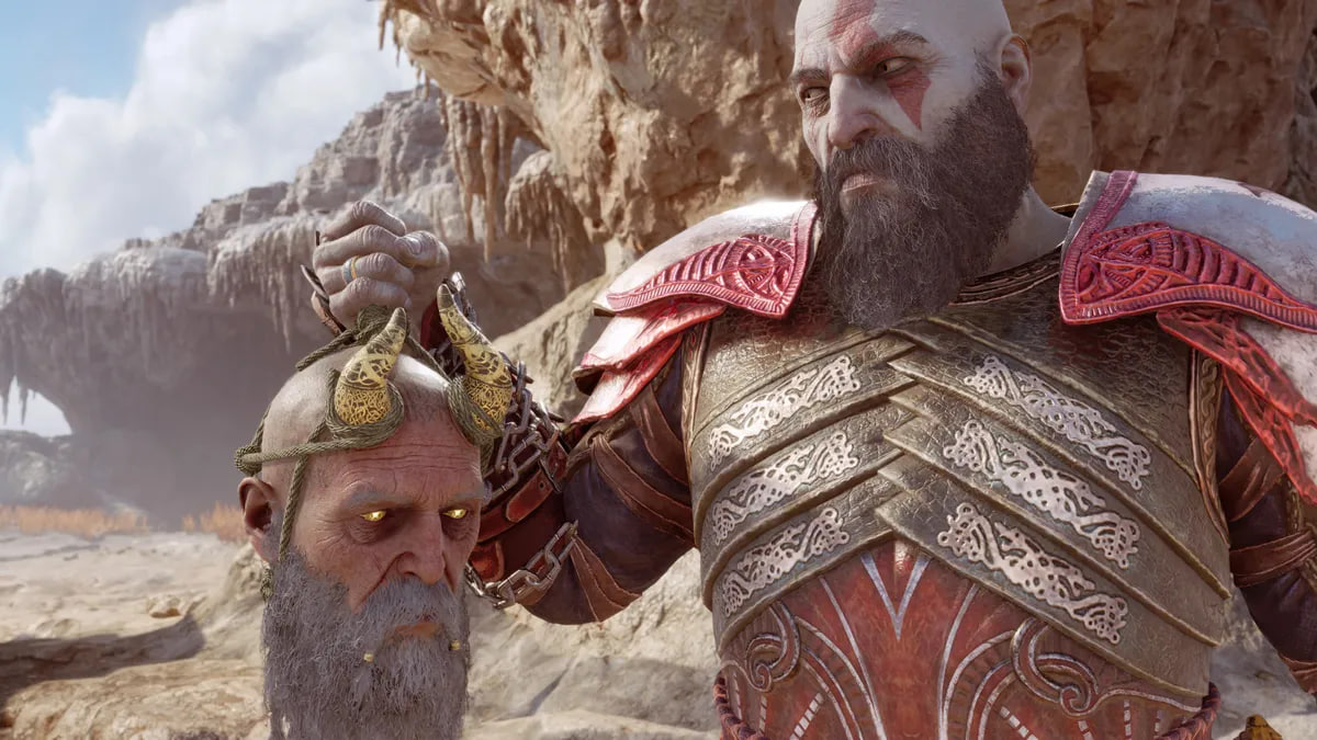 Обложка: скриншот God of War Ragnarok