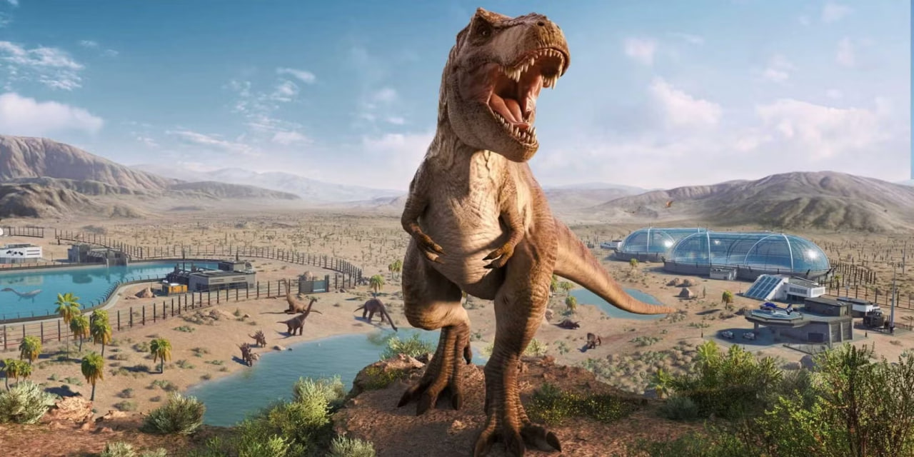 Обложка: арт Jurassic World Evolution