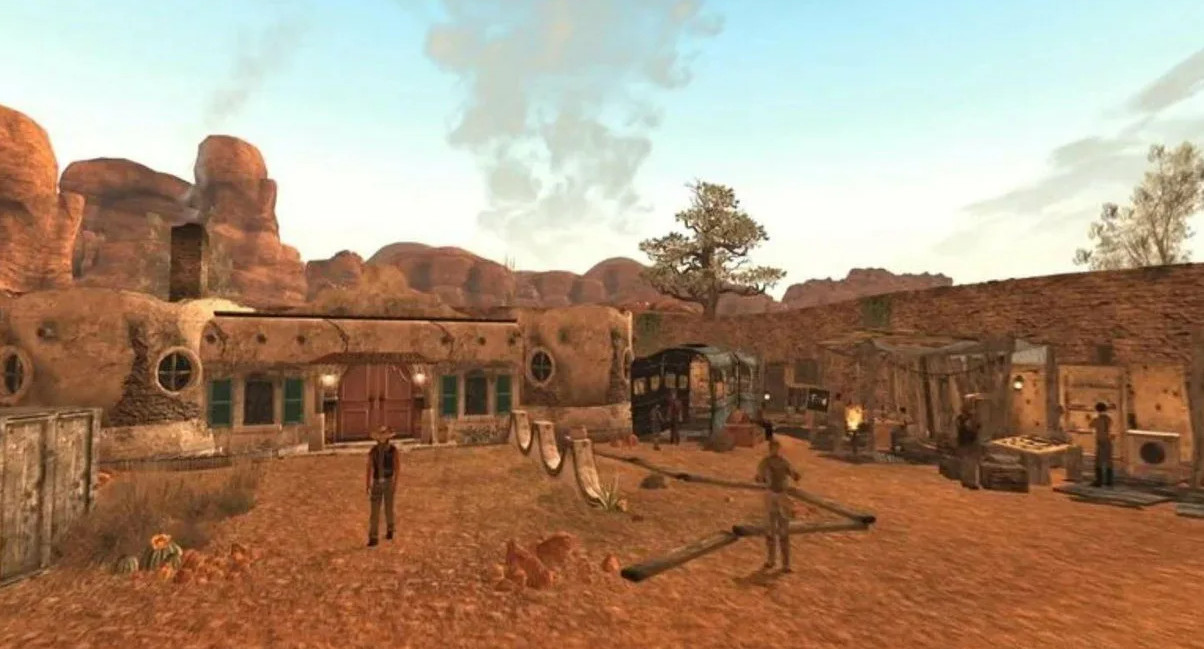 Обложка: скриншот Fallout: Nuevo Mexico