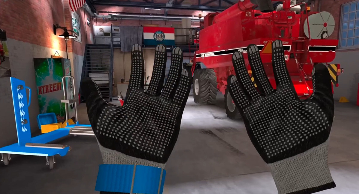 Обложка: скриншот Farming Simulator VR