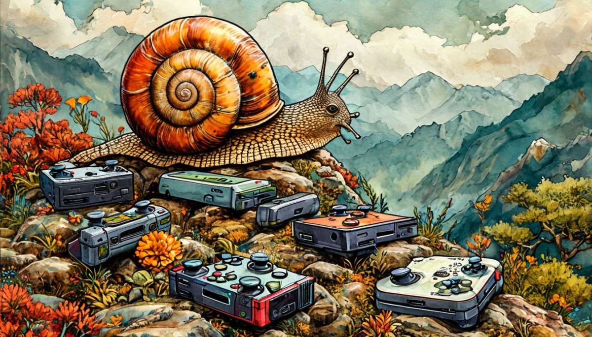 Улитка на Фудзи: игровая индустрия в 2024 году - изображение обложка