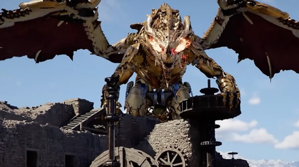 Для записи звуков механического дракона из Crimson Desert использовали куртку и шланг