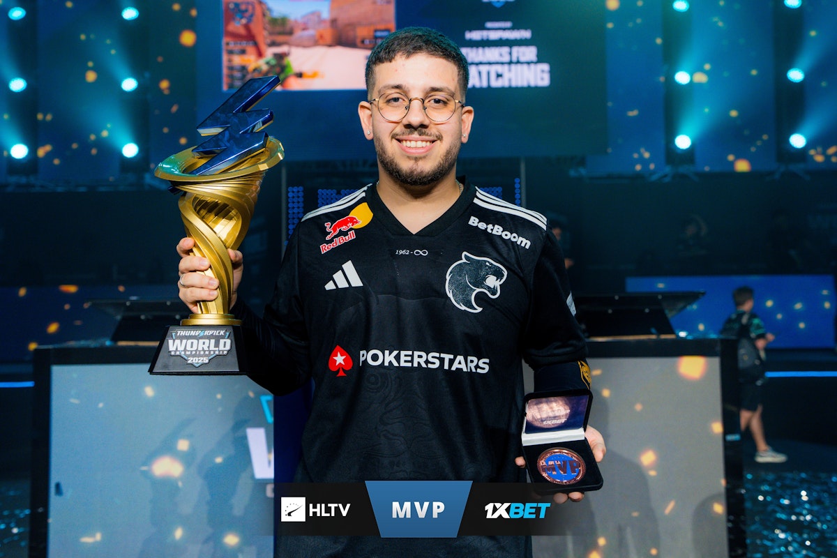 KSCERATO получил титул MVP на Thunderpick World Championship 2025 по Counter-Strike 2